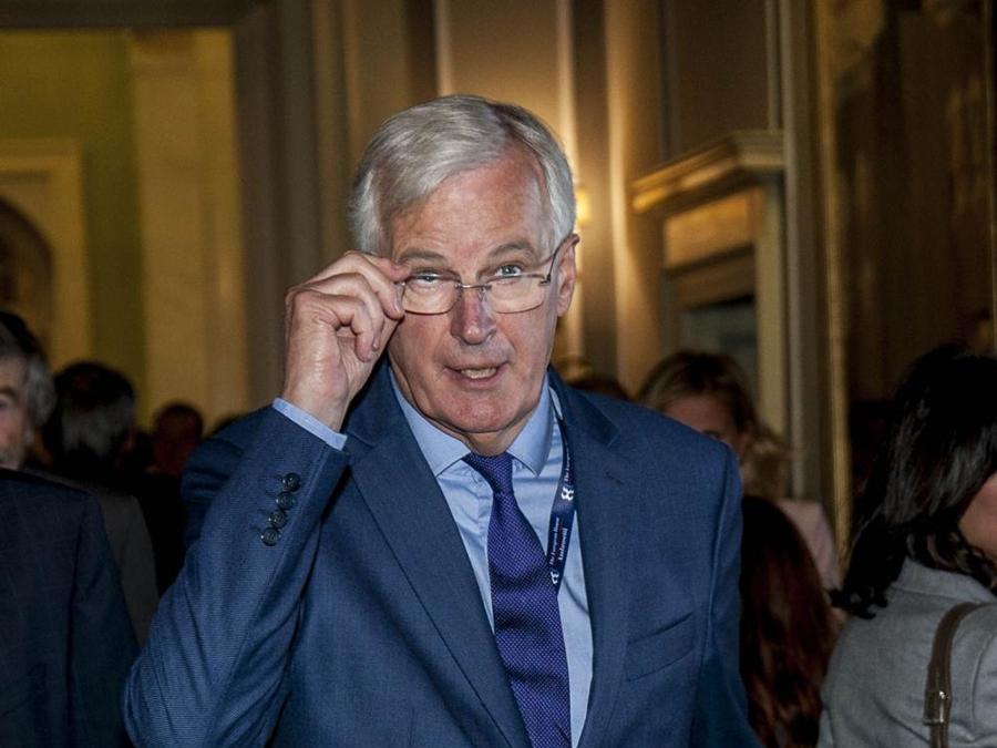 Michel Barnier, capo negoziatore della Forza Taske della Commissione europea per la preparazione e la condotta del negoziato con il Regno Unito - foto IPP/Mario Romano Cernobbio