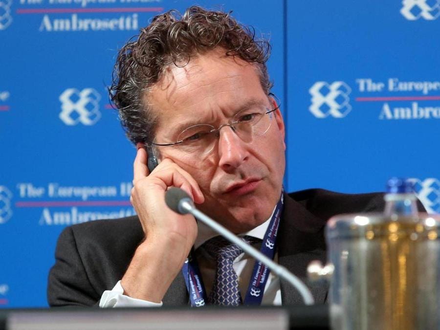 Jeroen Dijsselbloem, presidente dell'Eurogruppo - ANSA / MATTEO BAZZI