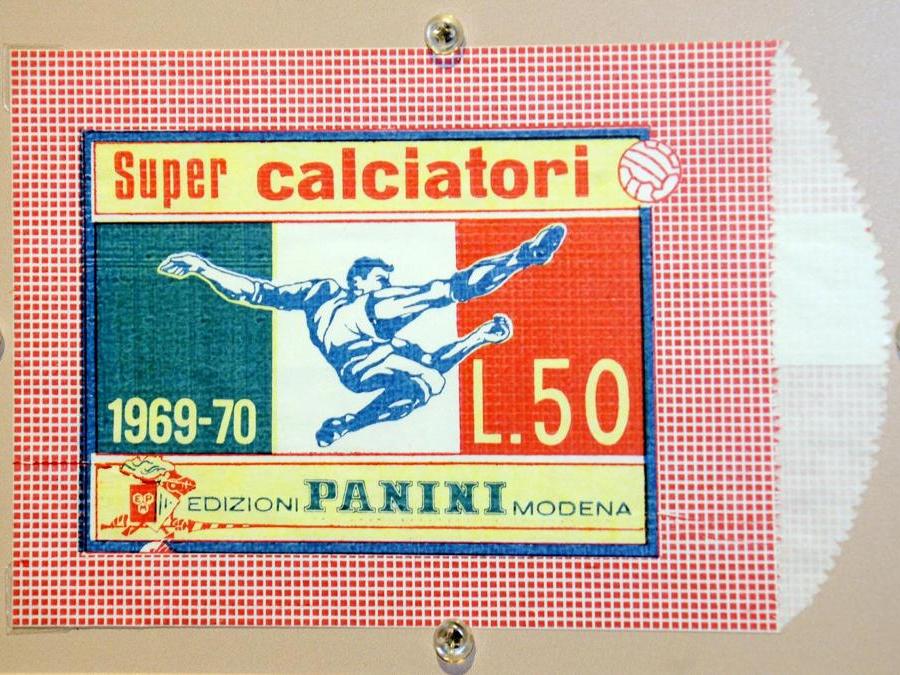 copertina grande album calciatori panini 1969-70