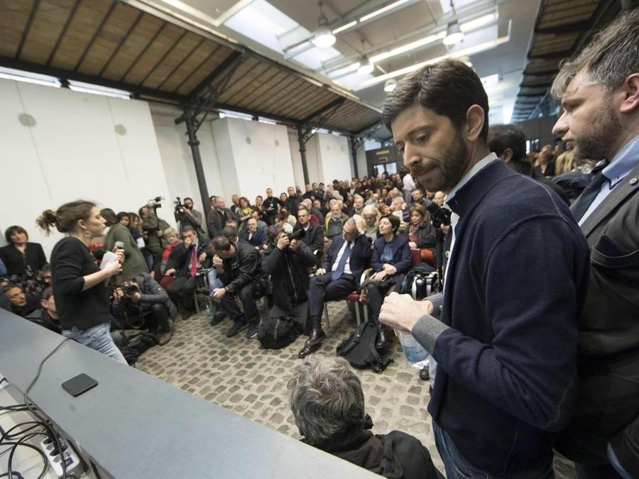 Roberto Speranza alla presentazione del Movimento Democratici e Progressisti, che nasce alla sinistra del Pd, 25 febbraio 2017 a Roma. ANSA/ MASSIMO PERCOSSI