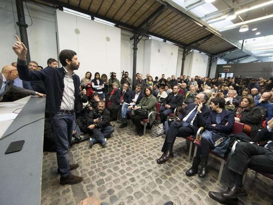 Roberto Speranza alla presentazione del Movimento Democratici e Progressisti, che nasce alla sinistra del Pd, 25 febbraio 2017 a Roma. ANSA/ MASSIMO PERCOSSI