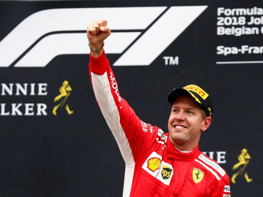 Sebastian Vettel vincitore del Grand Prix di Spa (REUTERS/Francois Lenoir)