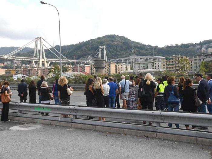 Genova si ferma per ricordare le 43 vittime del ponte