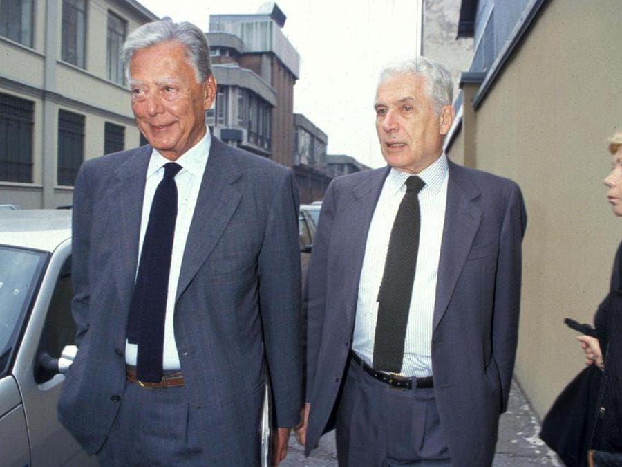 Umberto Agnelli con Gianluigi Gabetti (Imagoeconomica)