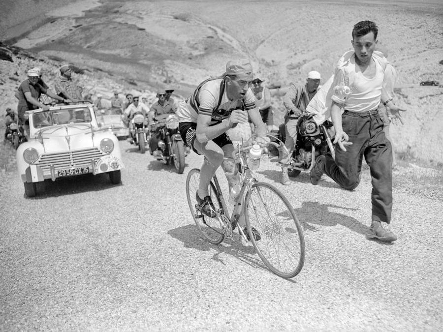 Il francese Louison Bobet , vincitore di tre Tour de France, nel 1953, 1954 e 1955. (AFP)