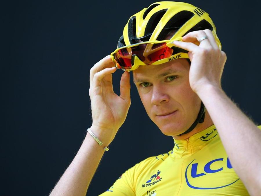 L'inglese Chris Froome, vincitore di tre Tour de France, nel 2013, 2015 e 2016. (AFP)