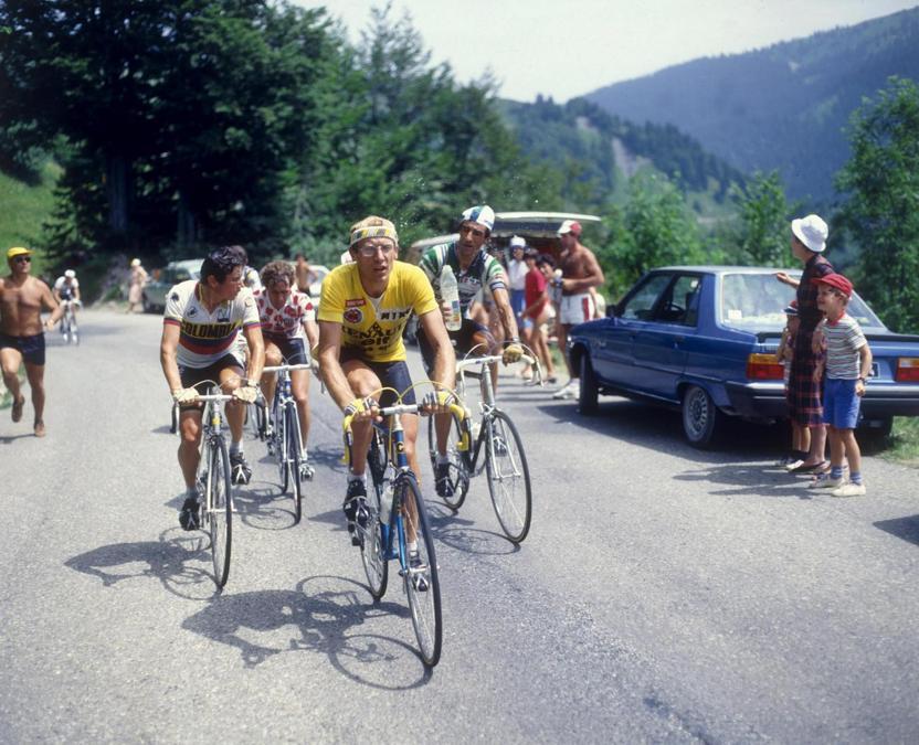Il francese Laurent Fignon, vincitore di due Tour de France, nel 1983 e nel 1984. (AFP)