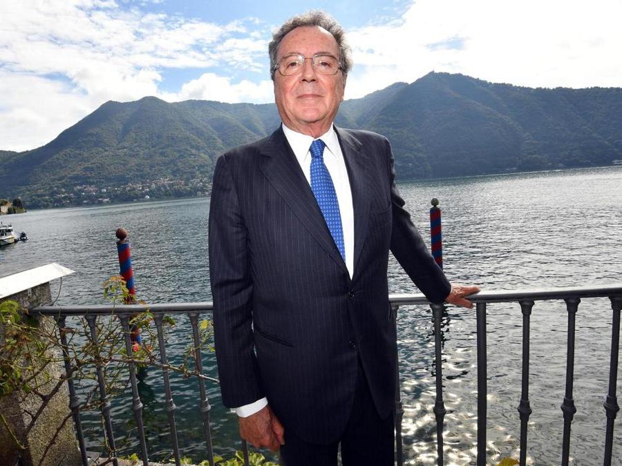 Il Presidente di Intesa-San Paolo, Gian Maria Gros Pietro ANSA/DANIEL DAL ZENNARO