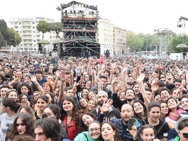 Il concertone del Primo Maggio in piazza San Giovanni, Roma