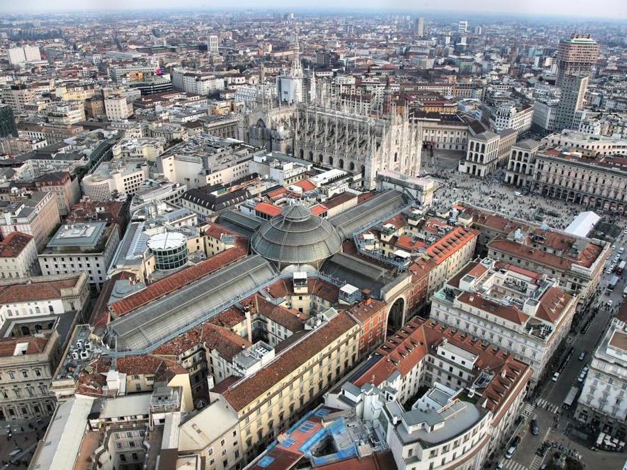 Veduta verso il Duomo e la Galleria