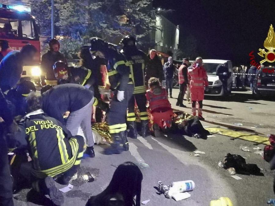 (Vigili del Fuoco via AP)