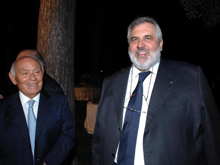 2007. Ricevimento all'ambasciata Libica a Roma, conSalvatore Ligresti e Fabrizio Palenzona (Umberto Pizzi/Fotogramma)