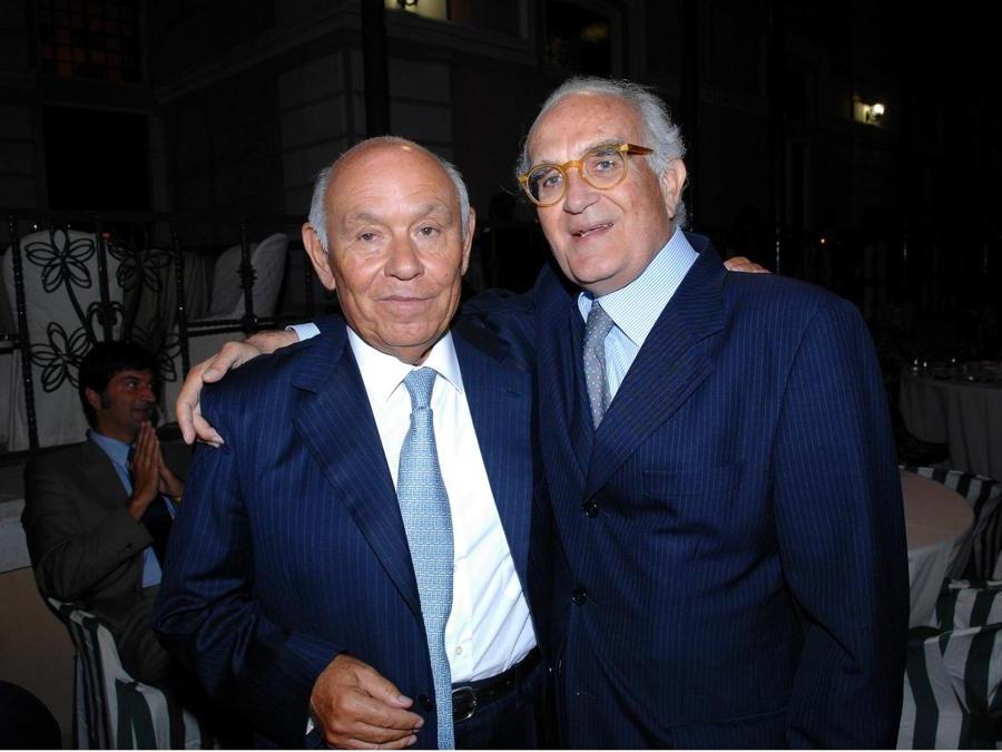 2007. Ricevimento all'ambasciata Libica a Roma, conSalvatore Ligresti e  Massimo PIni (Umberto Pizzi/Fotogramma)