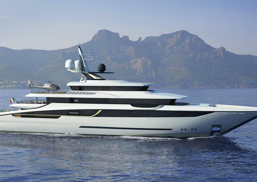 Mega yacht, Project Aura 75 metri (www.fincantieri.com/it/)