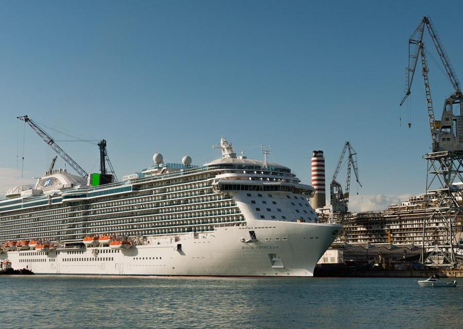 Navi crociera, Royal Princess (www.fincantieri.com/it/)