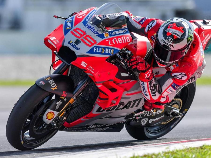 Jorge Lorenzo, Ducati / AFP PHOTO / Mohd RASFAN