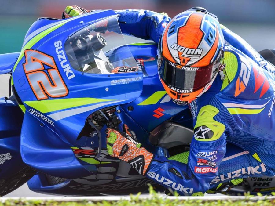 Alex Rins, Suzuki Ecstar  / AFP PHOTO / Mohd RASFAN