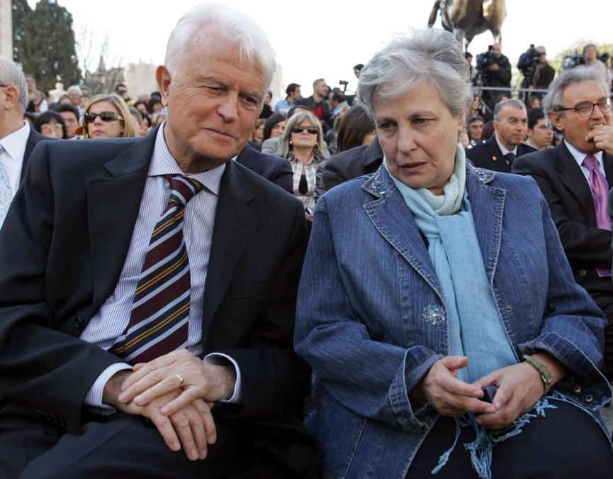  Giancarlo Caselli e Rita Borsellino (Maurizio Brambatti /Ansa)