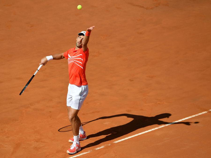 Novak Djokovic. (Photo by Tiziana FABI / AFP)