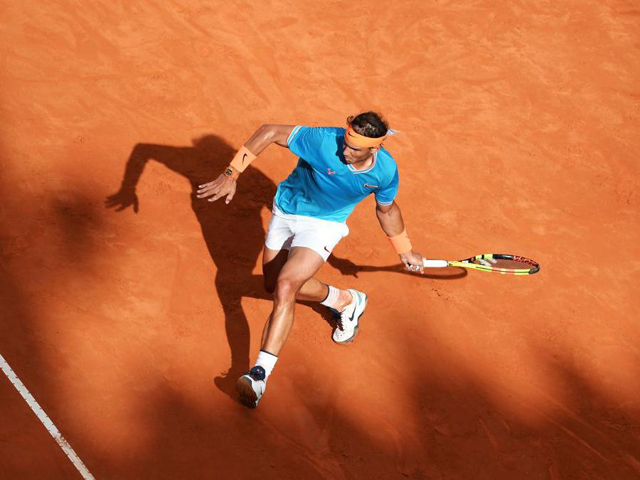 Rafael Nadal.  (Photo by Tiziana FABI / AFP)
