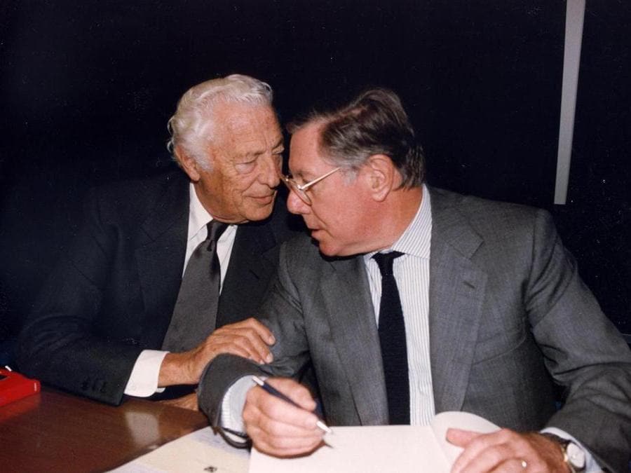  Gianni Agnelli  con Sergio Pininfarina (Ansa)