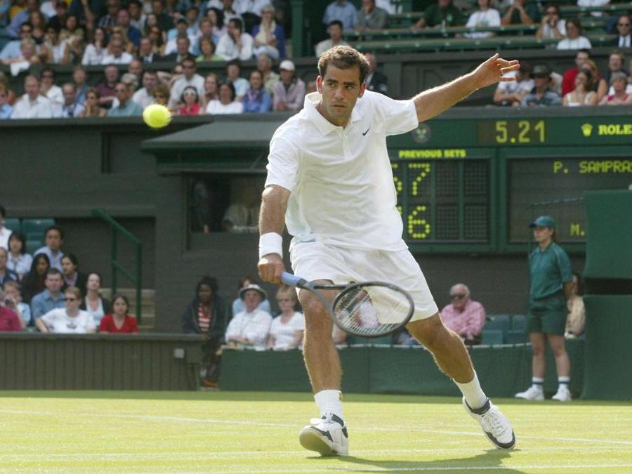 L'americano Pete Sampras 7 vittorie nel singolare maschile. (AP) 
