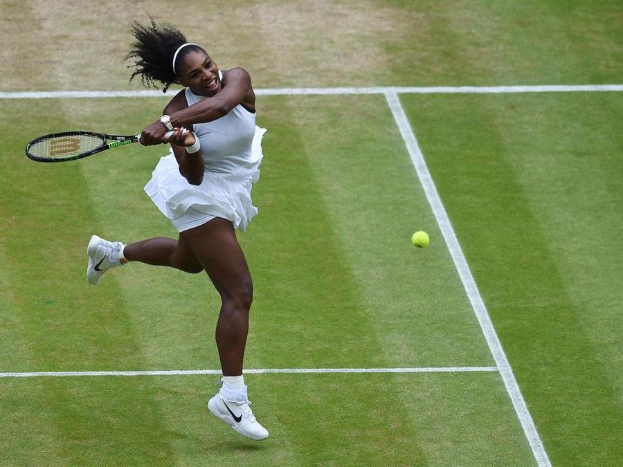 L'americana Serena Williams 7 vittore nel singolare femminile. (AFP) 