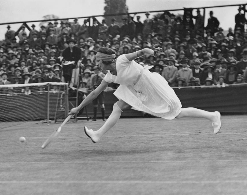 La francese Suzanne Lenglen, 6 vittorie nel singolare femminile. (www.tennisolistico.com/)