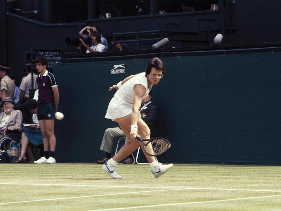 L'americana Billie Jean King, 6 vittorie nel singolare femminile. (AP) 