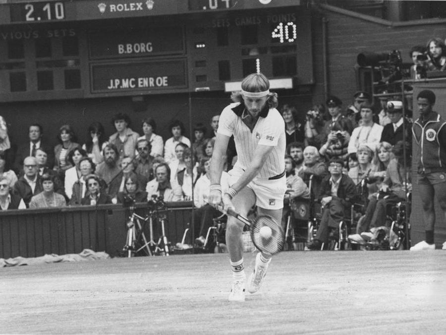 Lo svedese Bjorn Borg 5 vittorie consecutive nel singolare maschile. (AP)