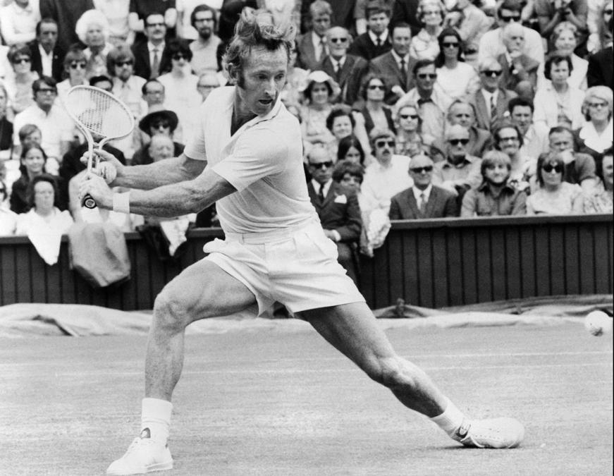 L'australiano Rod Laver, 4 vittorie nel singolare maschile. (AFP) 