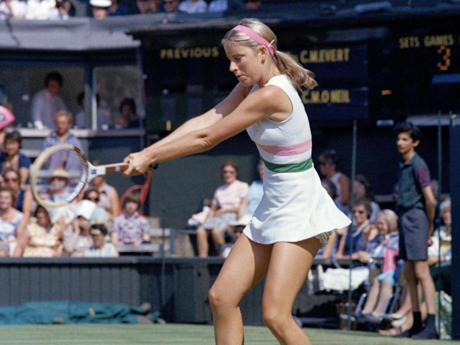 L'americana Chris Evert, 3 vittorie nel singolare femminile. (AP)