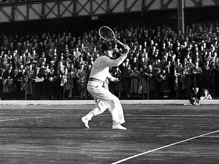L'americano Bill Tilden, 3 vittorie nel singolare maschile. (AP) 