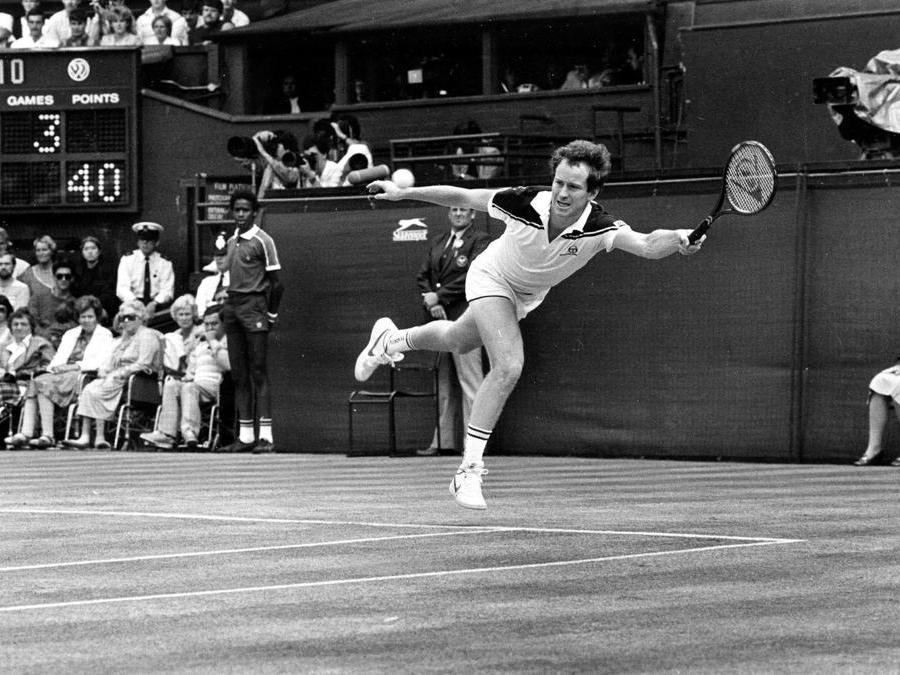 L'americano John McEnroe, 3 vittorie nel singolare maschile. (AP)