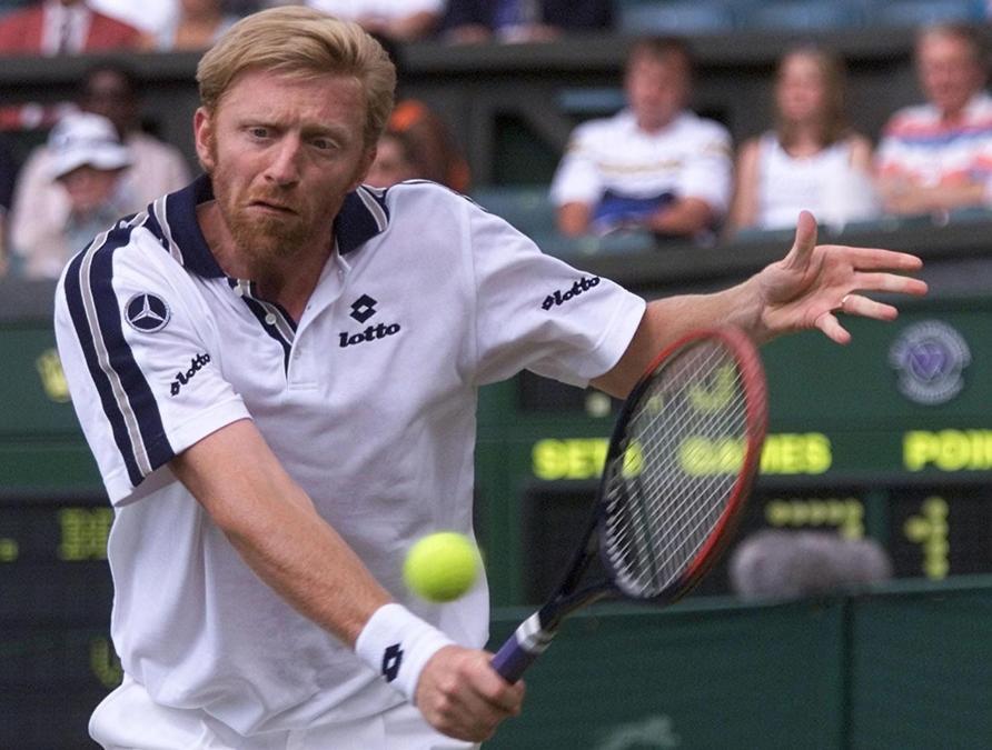 Il tedesco Boris Becker, 3 vittorie nel singolare maschile. (AP)