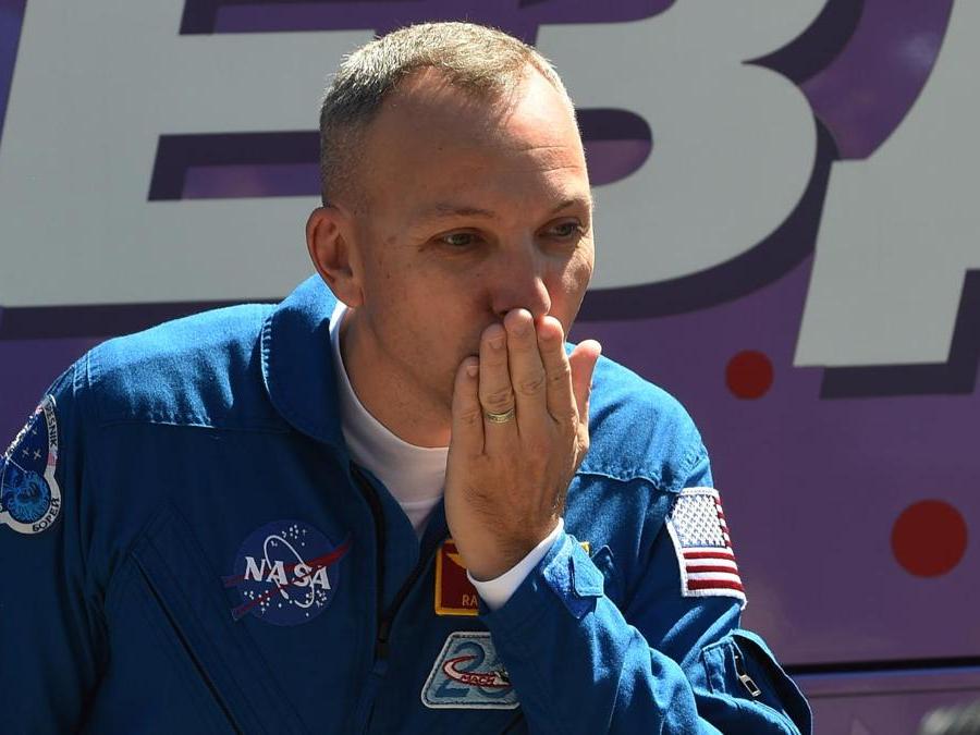 L’astronauta della Nasa  Randy Bresnik  (Afp Photo/ Vyacheslav Oseledko)