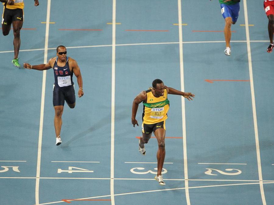 Medaglia d'oro nei 200 metri ai mondiali coreani di Daegu. (AFP)