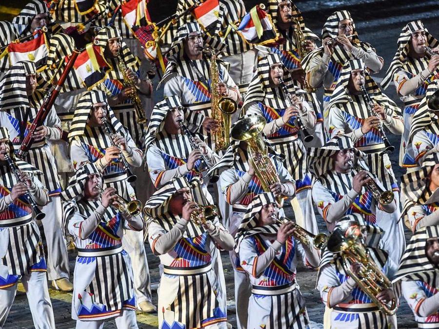 Banda egiziana (AFP PHOTO / VASILY MAXIMOV)