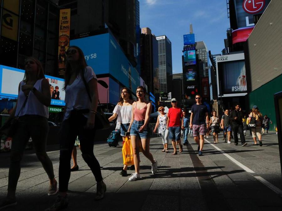 Times Square assolata (AFP PHOTO / EDUARDO MUNOZ ALVAREZ)