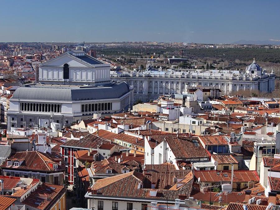Veduta aerea della capitale spagnola (©Ente Spagnolo del Turismo-Turespaña)