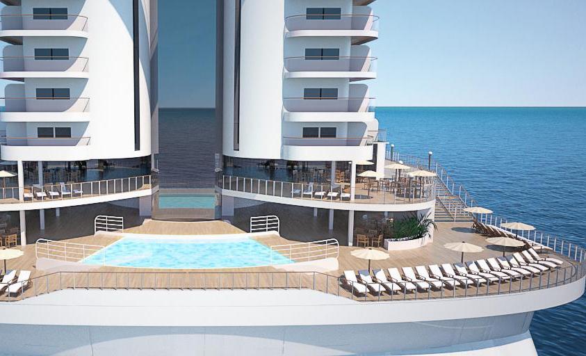 La piscina panoramica