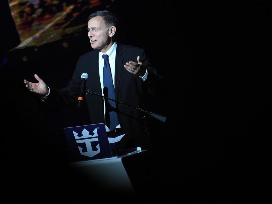 Laurent Castaing amministartore delegato di STX. (AFP PHOTO / LOIC VENANCE)
