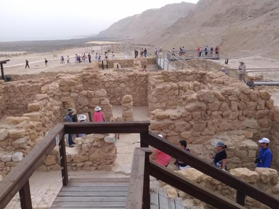 Qumran, gli scavi archeologici dell'antico villaggio degli Esseni (Foto di Franco Sarcina)