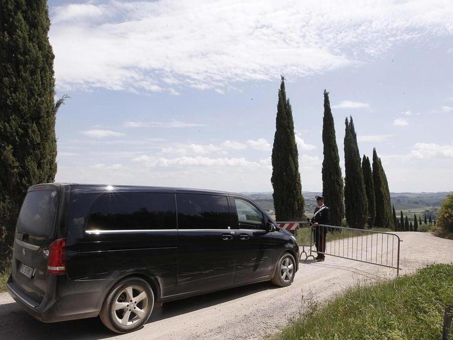 Michelle e Barack Obama a Borgo Finocchieto, Siena (Ansa)