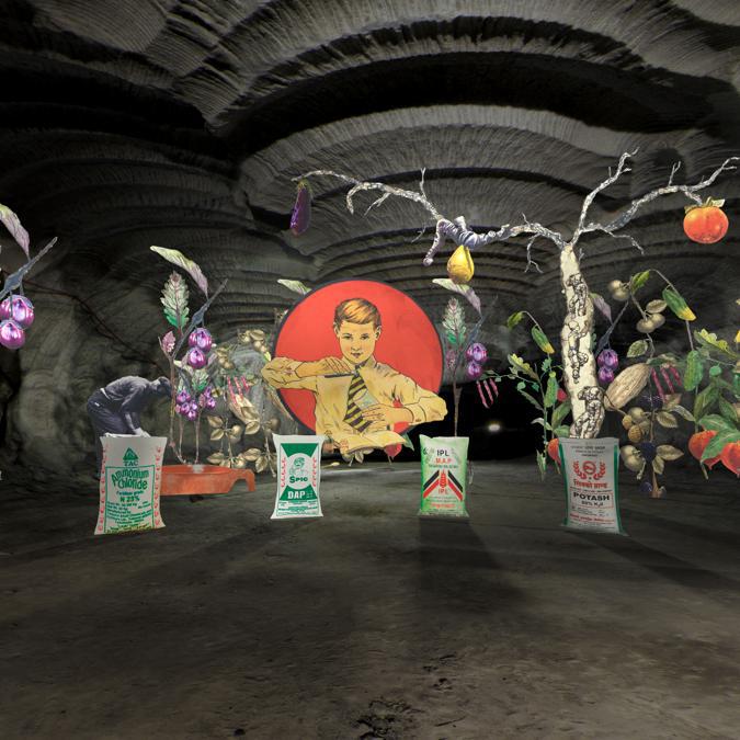 Marzia Migliora, Lo Spettro di Malthus, 2020. Frame video, video in realtà virtuale, suono ASMR, colore, animazione, 4'30''. Courtesy: dell'artista; Museo MA*GA.