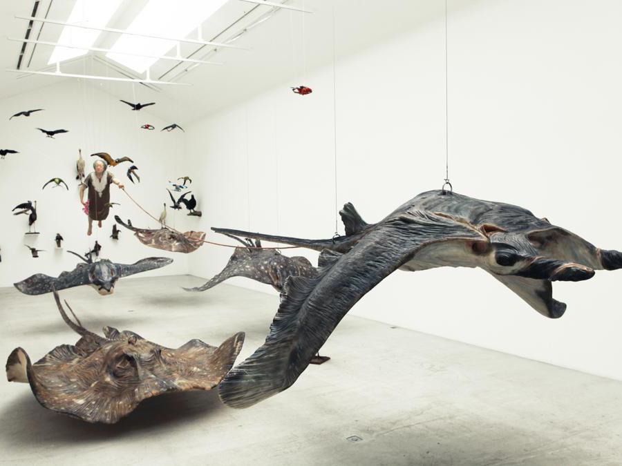 Sun Yuan & Peng Yu «If I Died » 2013 vetroresina, gel, simulazione di scultura. Per gentile concessione dell’artitsta e della galleria Continua di San Gimignano