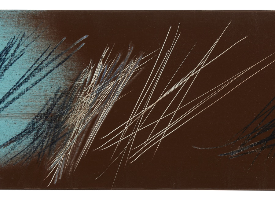 Capitoliumart. Hans Hartung, «T1961-53», 1961, stima 80-120.000 €, venduto a 214.000 €, Courtesy Capitoliumart