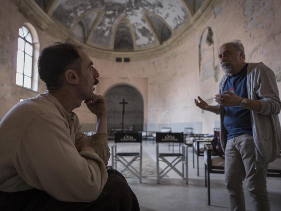 Elio Germano e  Giorgio Diritti. (Foto Chico De Luigi)