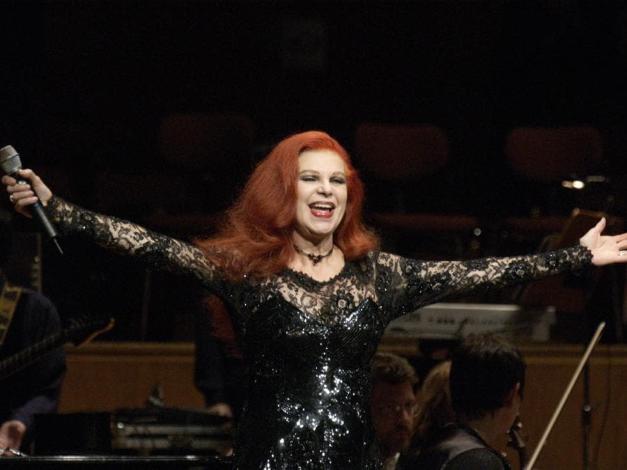 Milva, in concerto a Düsseldorf (Getty Images/Peter Bischoff)