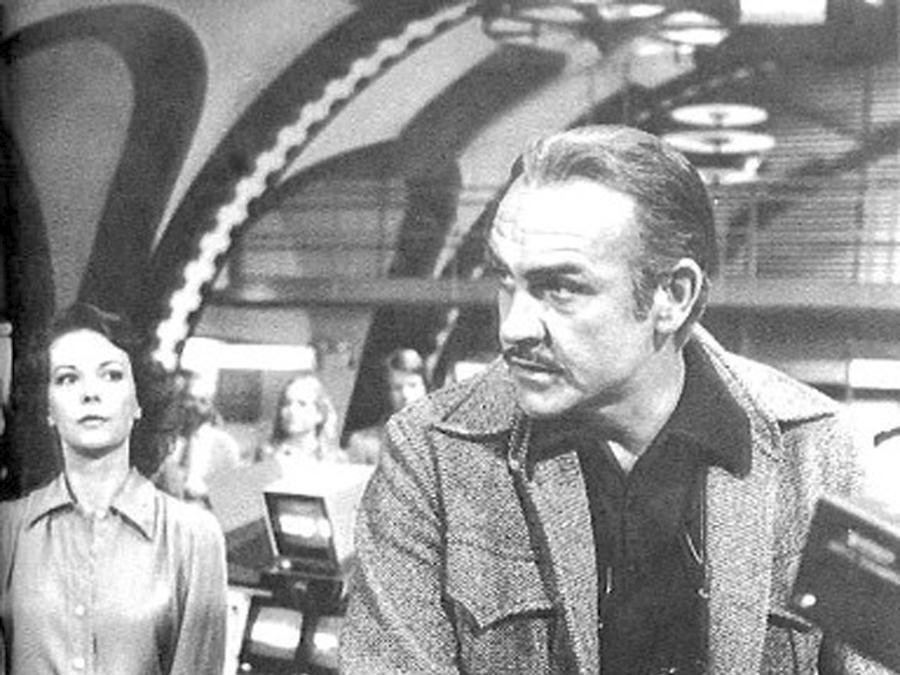 La locandina della Meteora infernale, con Sean Connery, del 1957. ANSA/US